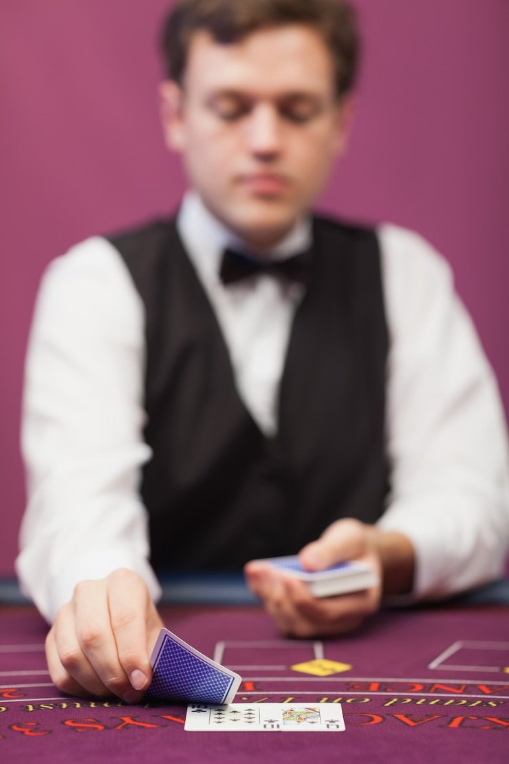Antarmuka aplikasi wala meron di smartphone dengan meja roulette HD